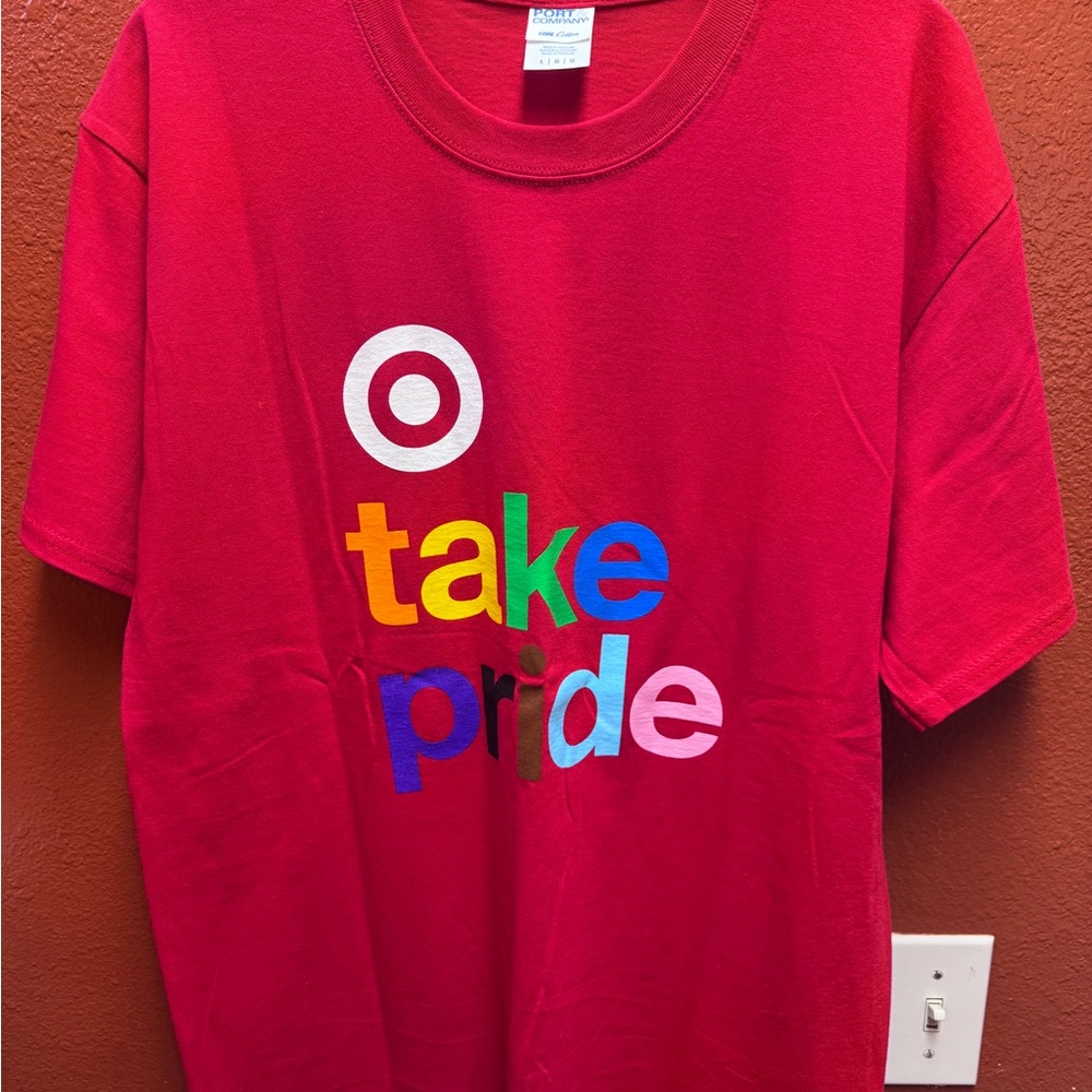 Target Red Pride Short Sleeve Tee